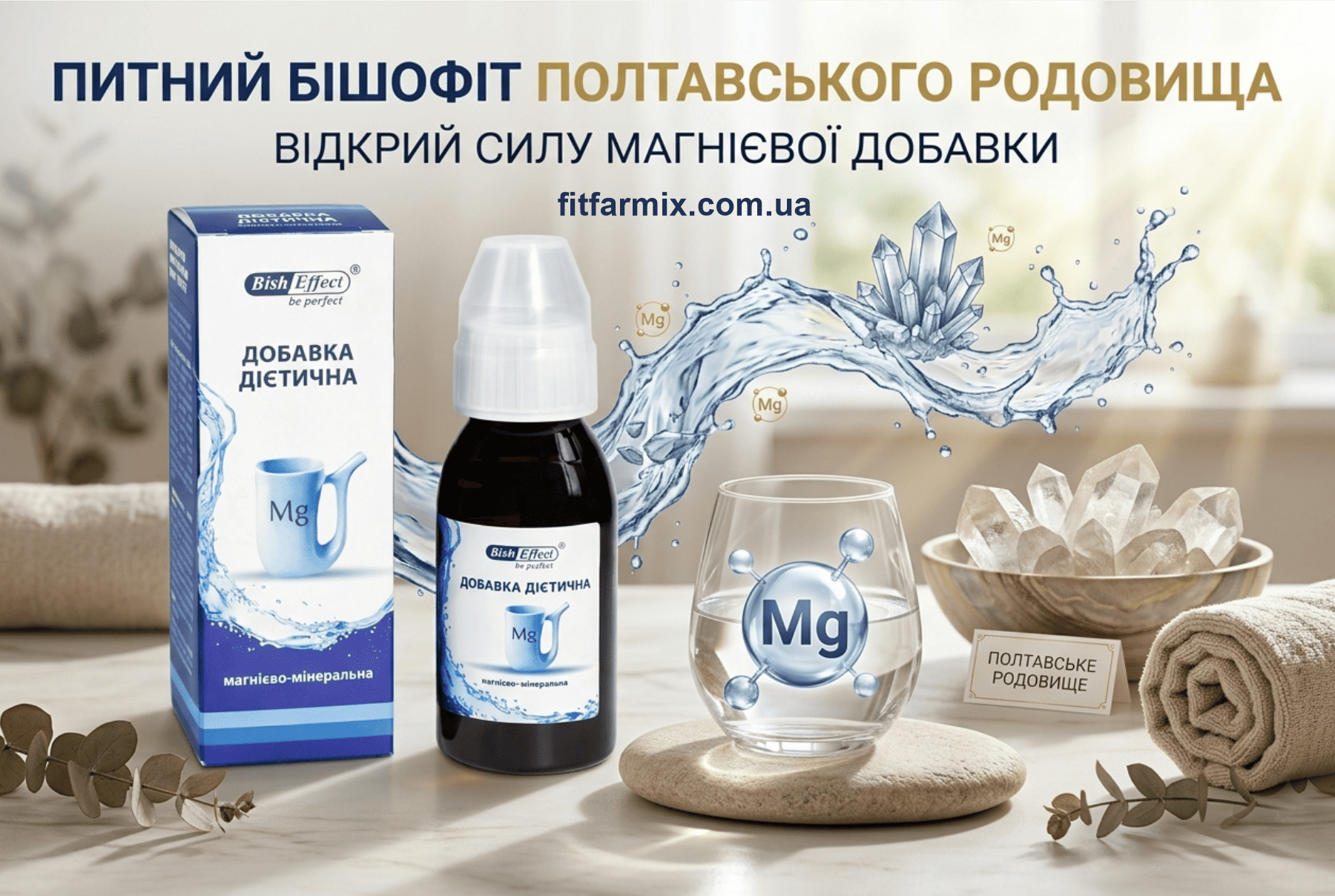 Питьевой бишофит для поддержания минерального баланса
