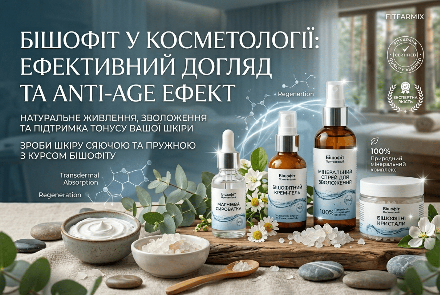 Использование минеральных средств бишофита в косметологии и уходе за кожей