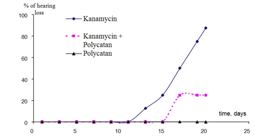 Бішофіт в профілактиці ототоксического дії канаміцину
