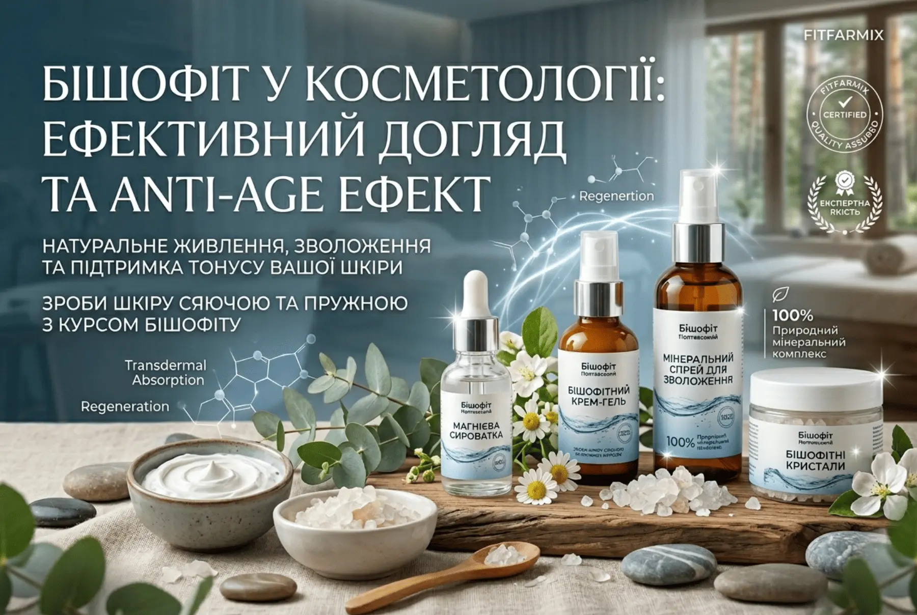 Использование минеральных средств бишофита в косметологии и уходе за кожей