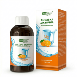 Фото Питний бішофіт з апельсиновим сиропом. Добавка дієтична магнієво-мінеральна, 250 мл, Бішофіт питний: з апельсиновим сиропом, Об'єм/вага: 250 мл вигляд №