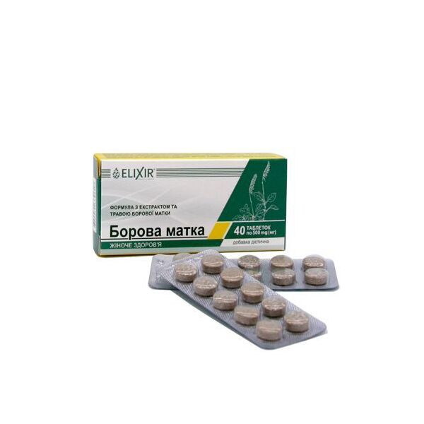 Фото Таблетки Боровая матка №40 вид №