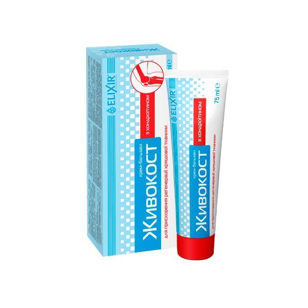 Фото Крем-бальзам ЖИВОКОСТ с хондроитином 75 мл вид №