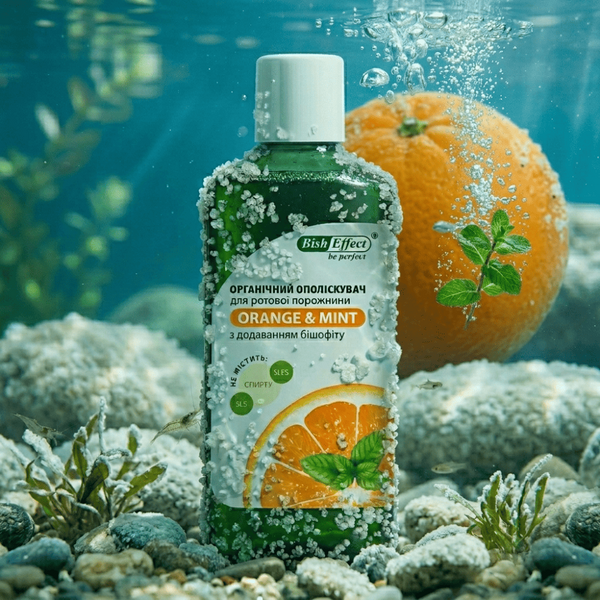 Фото Органічний ополіскувач Апельсин і мʼята – цитрусова свіжість для всієї родини вигляд №2
