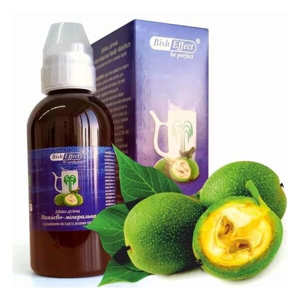 Фото Питный бишофит с экстрактом зеленых орехов – природный магний с антиоксидантами, Бишофит питьевой: с экстрактом орехов, Объем/вес: 250 мл вид №